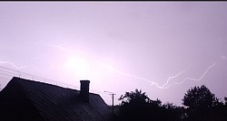 Zdjęcia ze wczorajszej burzy 14.07.2022r. godzina 23
